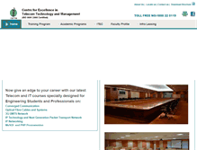 Tablet Screenshot of cettm.mtnl.in