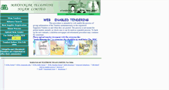 Desktop Screenshot of etender.mtnl.net.in